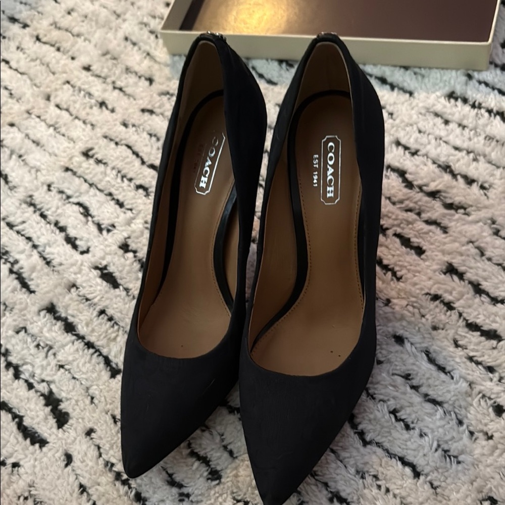 Coach Black Stiletto Heels Timeless Elegance